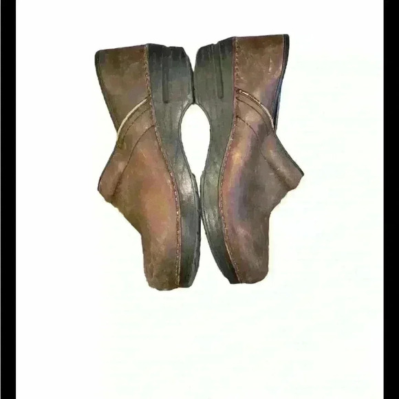 DANSKO Pita Brown Oiled Leather Clogs size 39 (9) - Picture 2 of 6